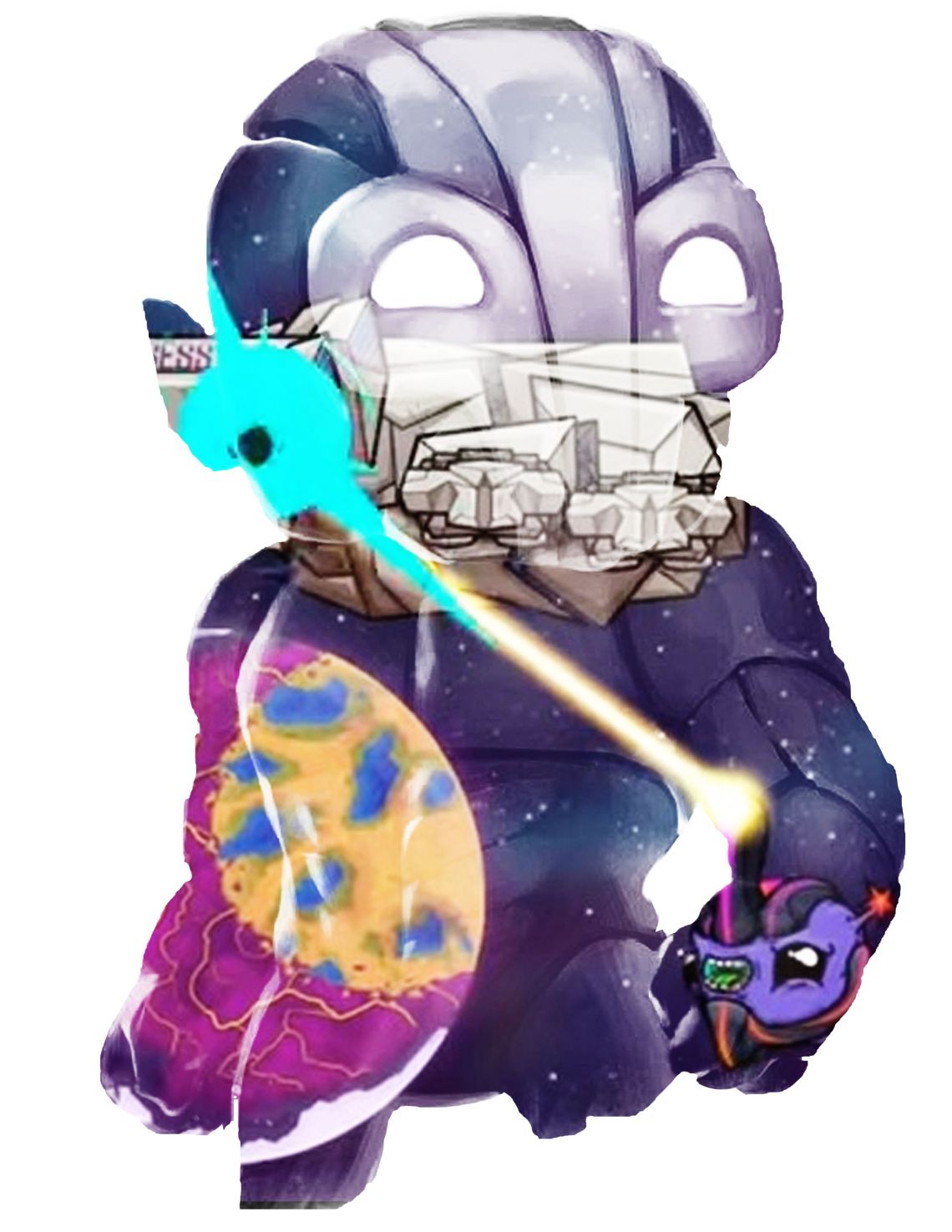 doulbe exposure of Flux from Crashlands and a cut from the game.